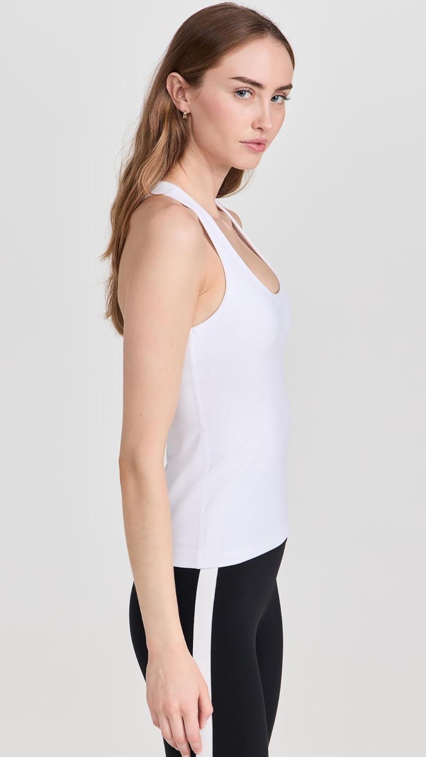 image:imageBeyond Yoga Womens Spacedye Step Up Racerback TankCloud White
