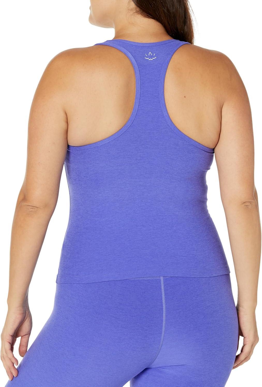 image:imageBeyond Yoga Womens Spacedye Step Up Racerback TankUltra Violet Heather