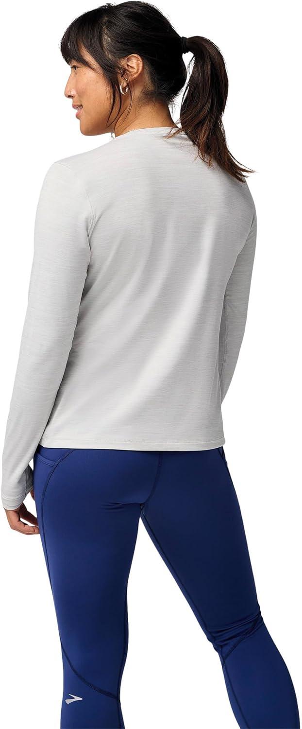 image:imageBrooks Luxe Long SleeveHeather Light Ash