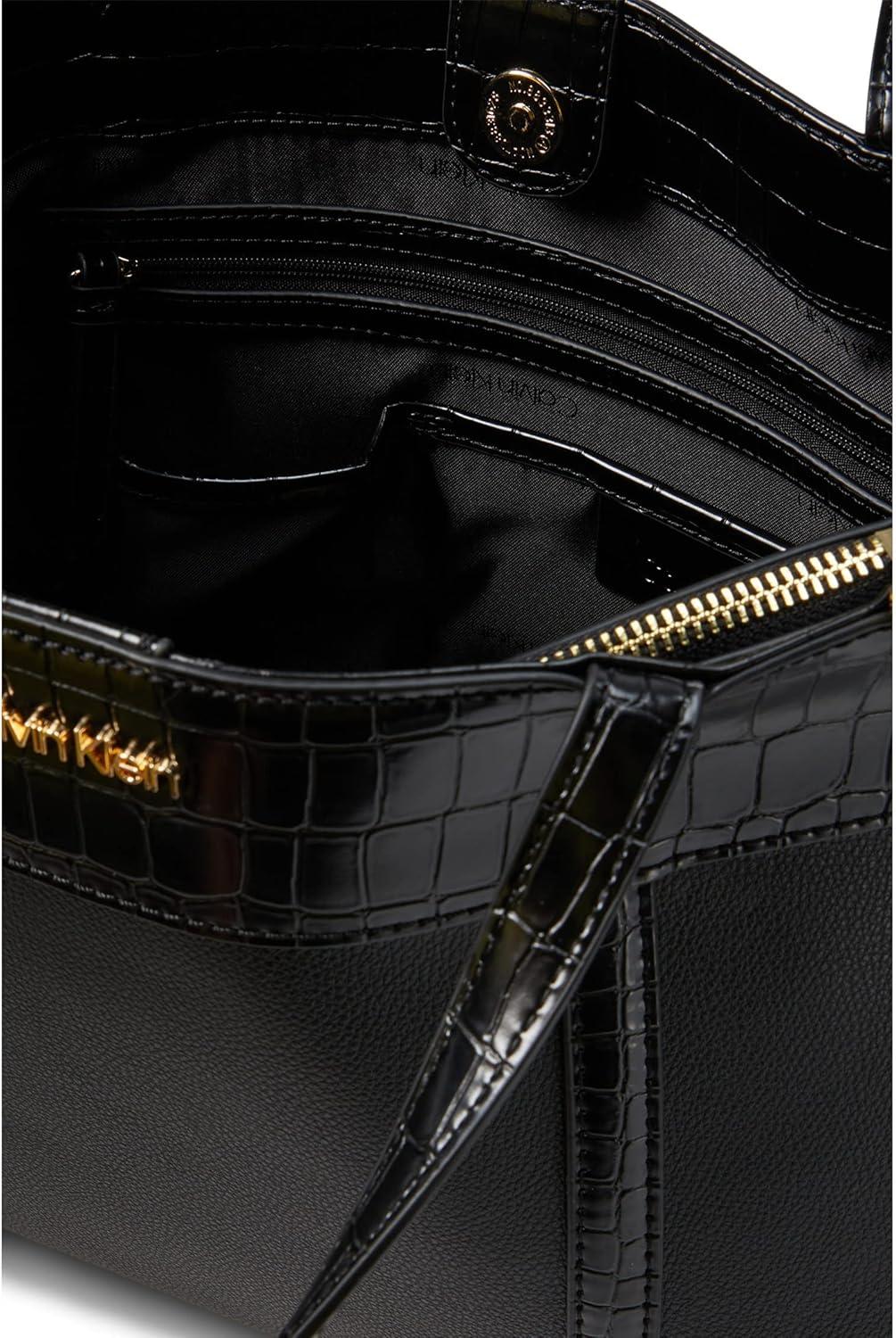 image:imageCalvin Klein Gillian Satchel BlackBlack PROCESSING PROCESSING
