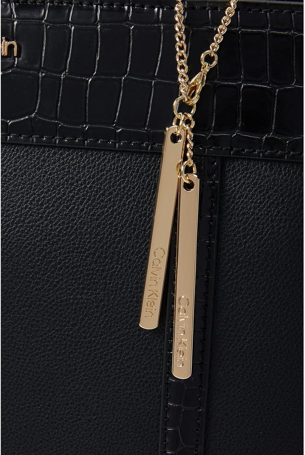 image:imageCalvin Klein Gillian Satchel BlackBlack PROCESSING PROCESSING