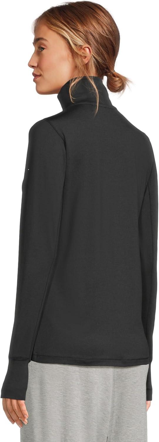 image:imageCraft Womens Flow Halfzip LongsleeveBlack Melange