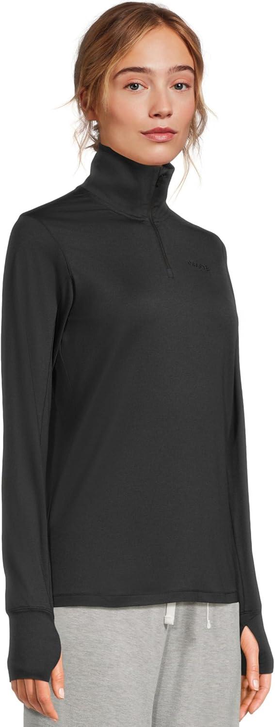 image:imageCraft Womens Flow Halfzip LongsleeveBlack Melange