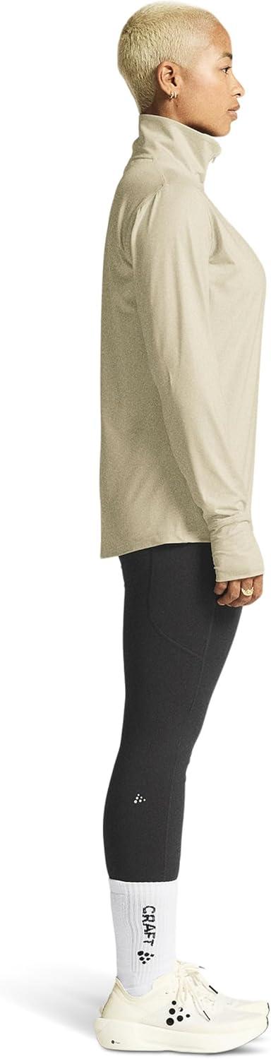 image:imageCraft Womens Flow Halfzip LongsleevePlaster Melange