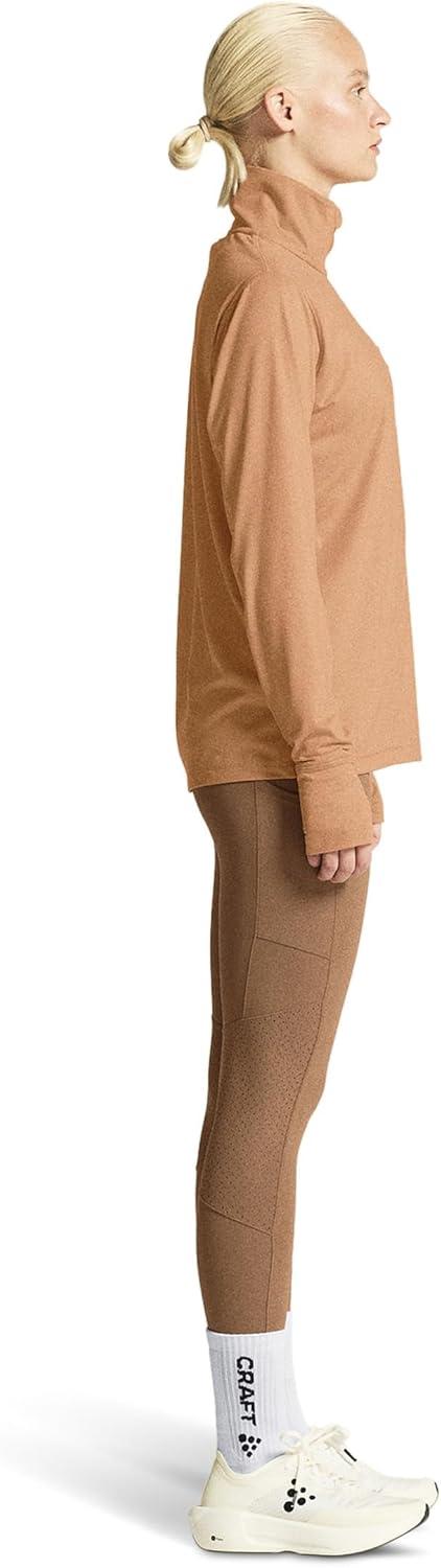 image:imageCraft Womens Flow Halfzip LongsleeveSyrupMelange