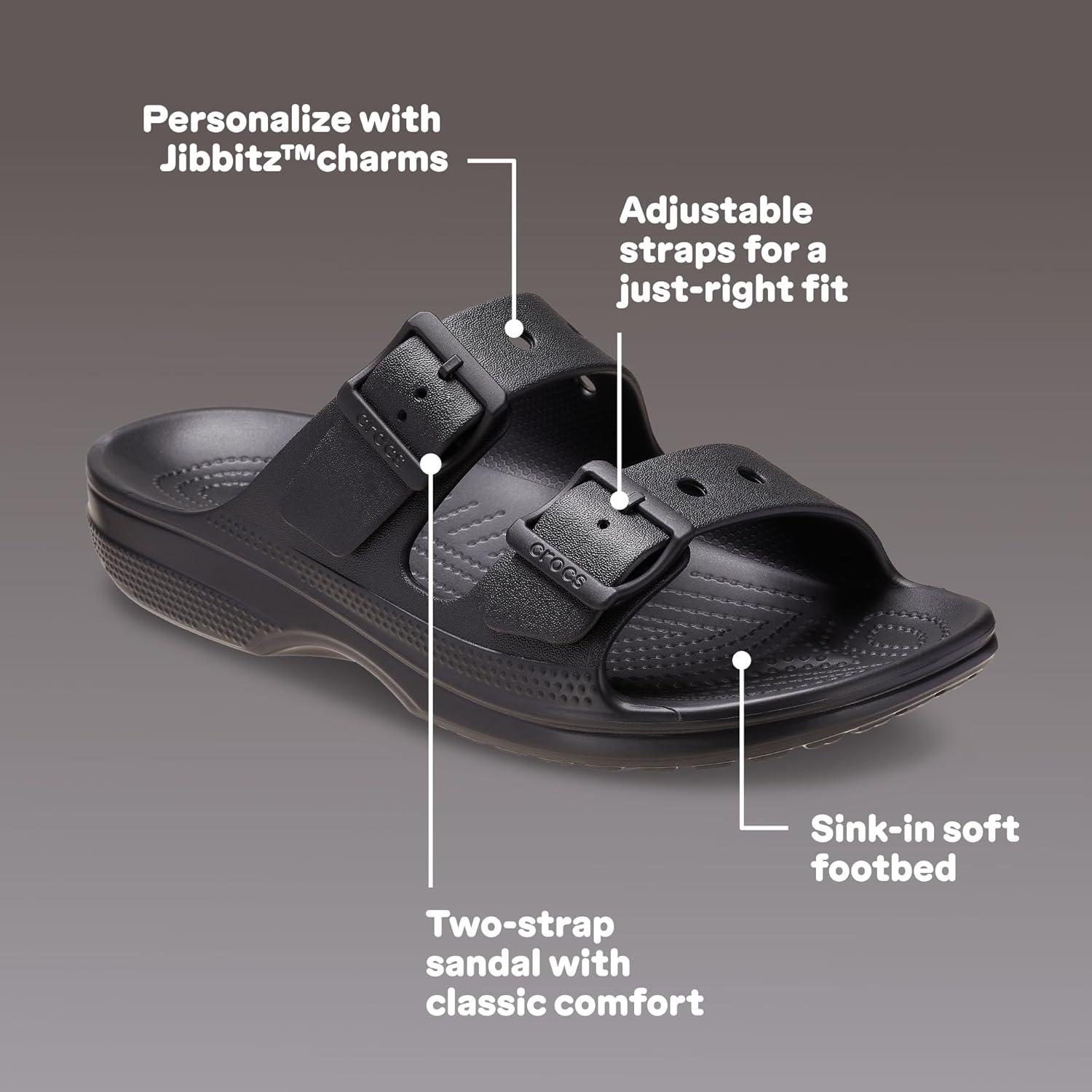 image:imageCrocs Classic Saturday SandalsBlack 1