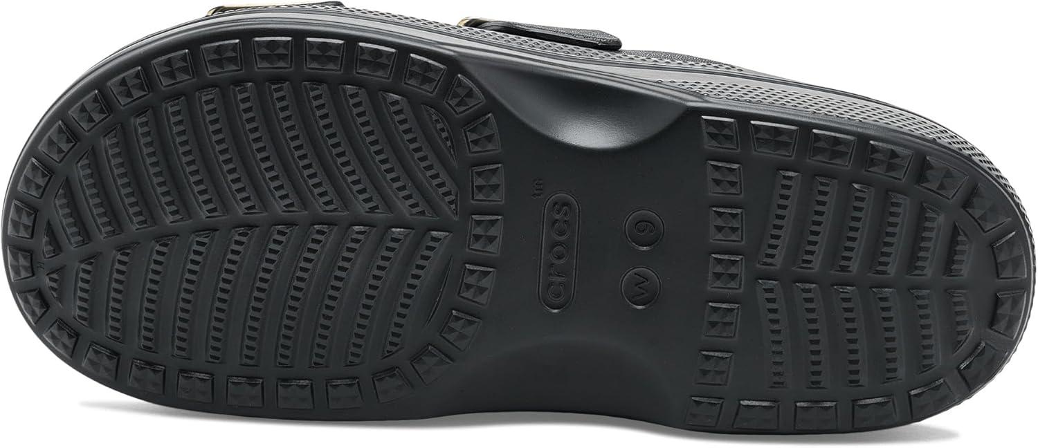 image:imageCrocs Classic Saturday SandalsBlackMetallic Buckle