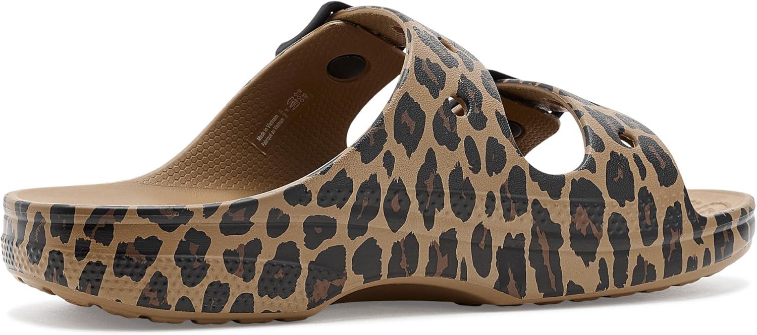 image:imageCrocs Classic Saturday SandalsSepiaLeopard