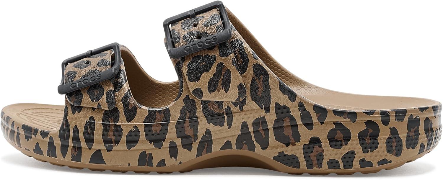 image:imageCrocs Classic Saturday SandalsSepiaLeopard