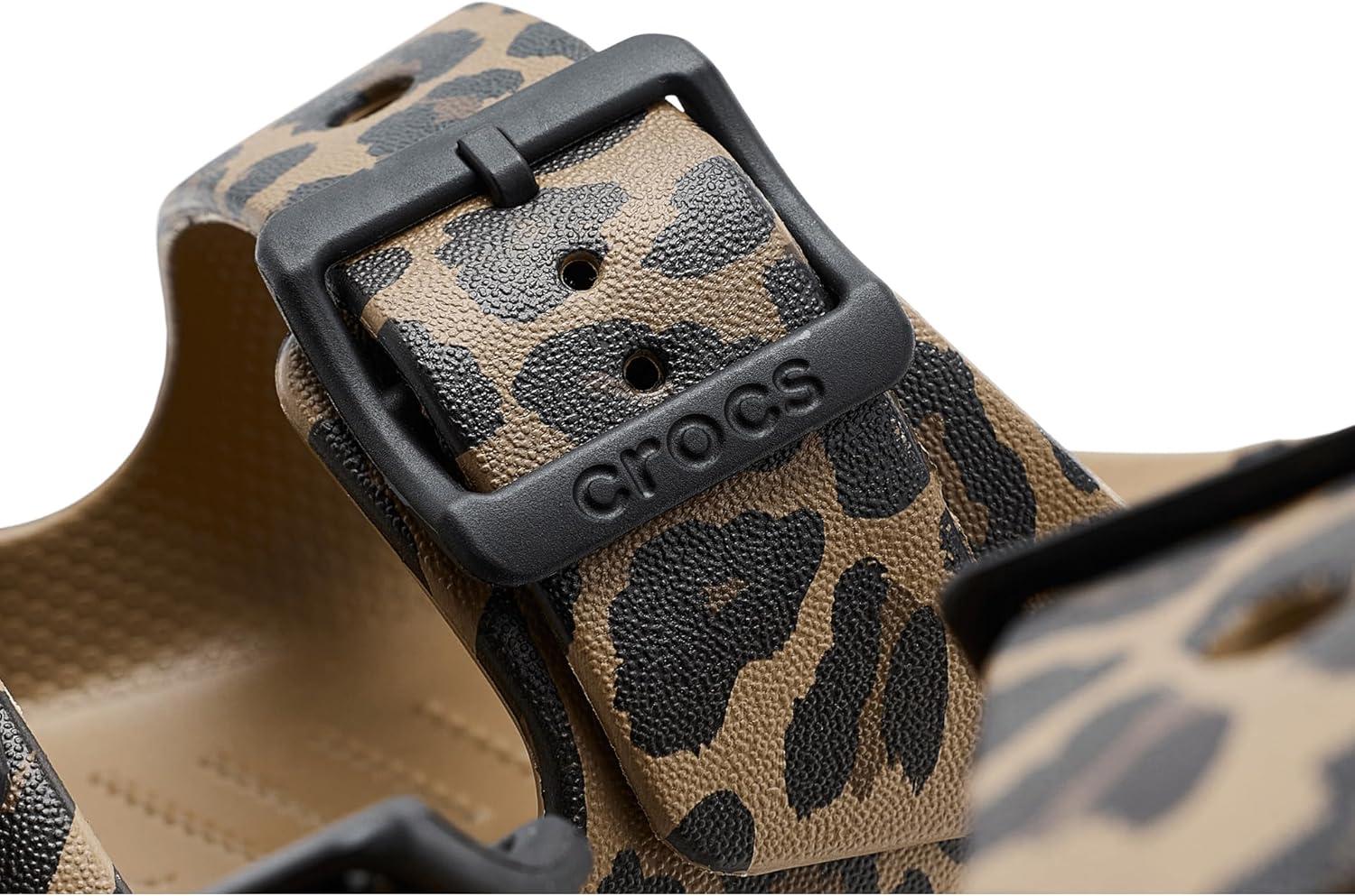 image:imageCrocs Classic Saturday SandalsSepiaLeopard