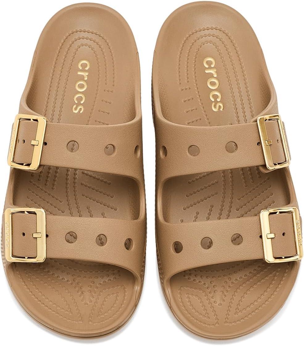 image:imageCrocs Classic Saturday SandalsSepiaMetallic Buckle