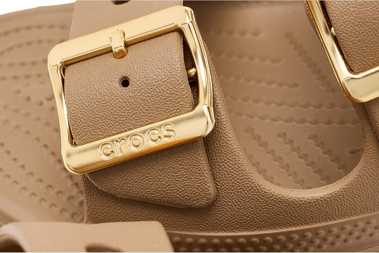 image:imageCrocs Classic Saturday SandalsSepiaMetallic Buckle