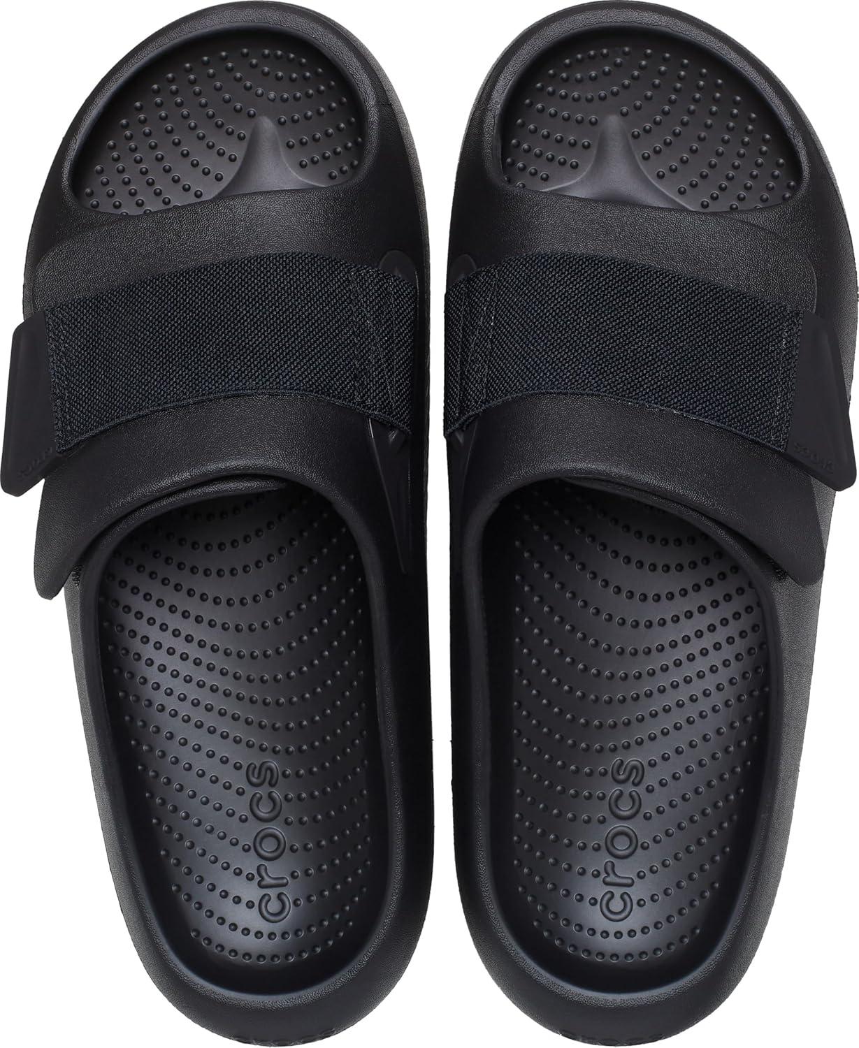 image:imageCrocs Unisex Adult Mellow Luxe Recovery Slide SandalsBlack