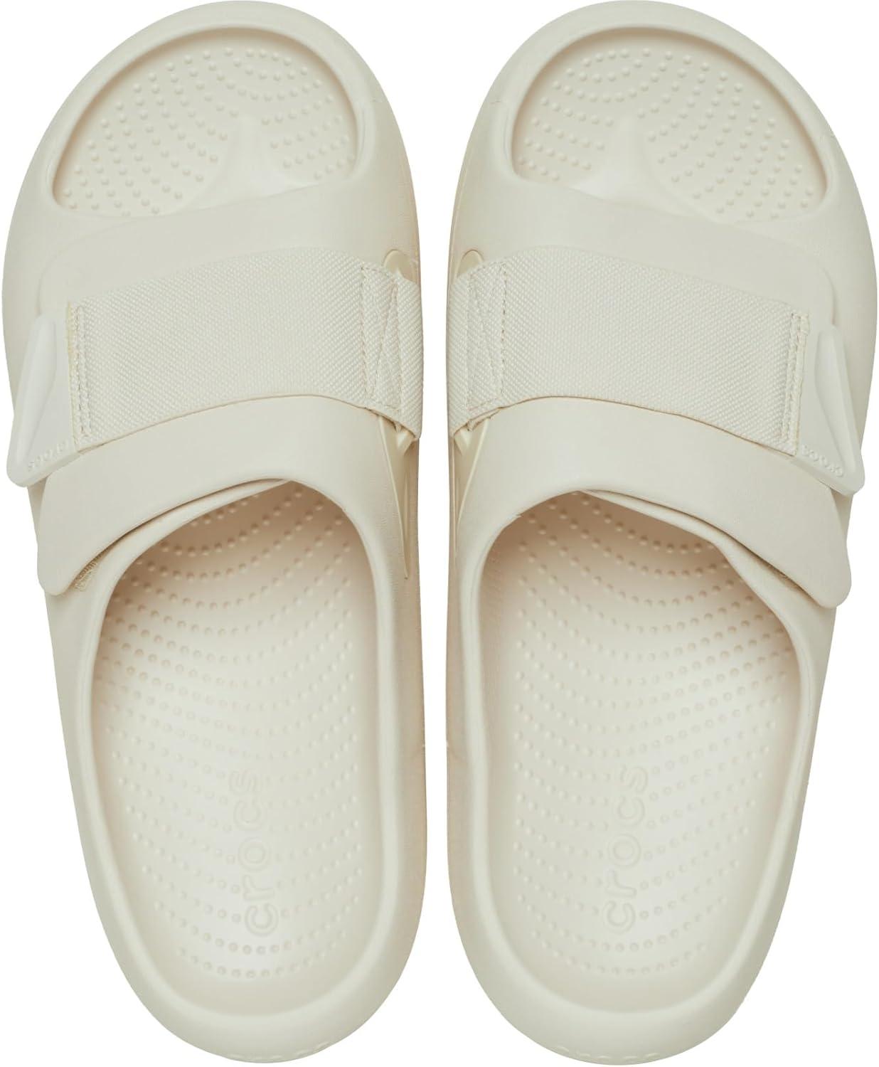image:imageCrocs Unisex Adult Mellow Luxe Recovery Slide SandalsStucco