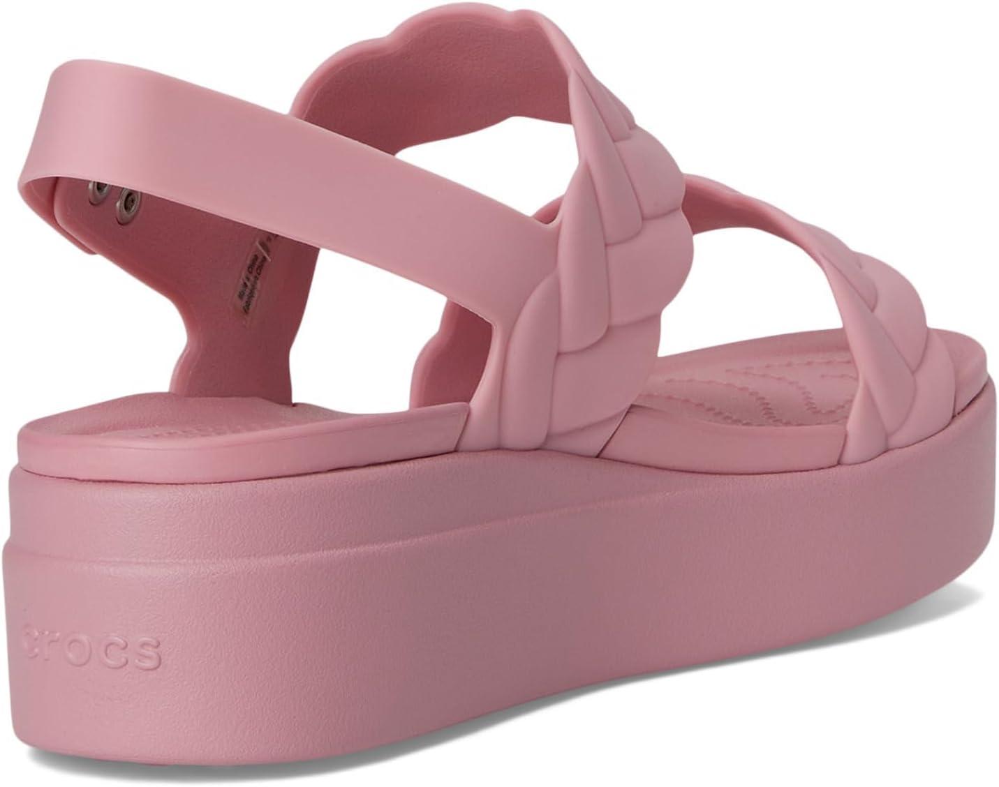 image:imageCrocs Womens Brooklyn Woven Low Wedge SandalsRosett Woven