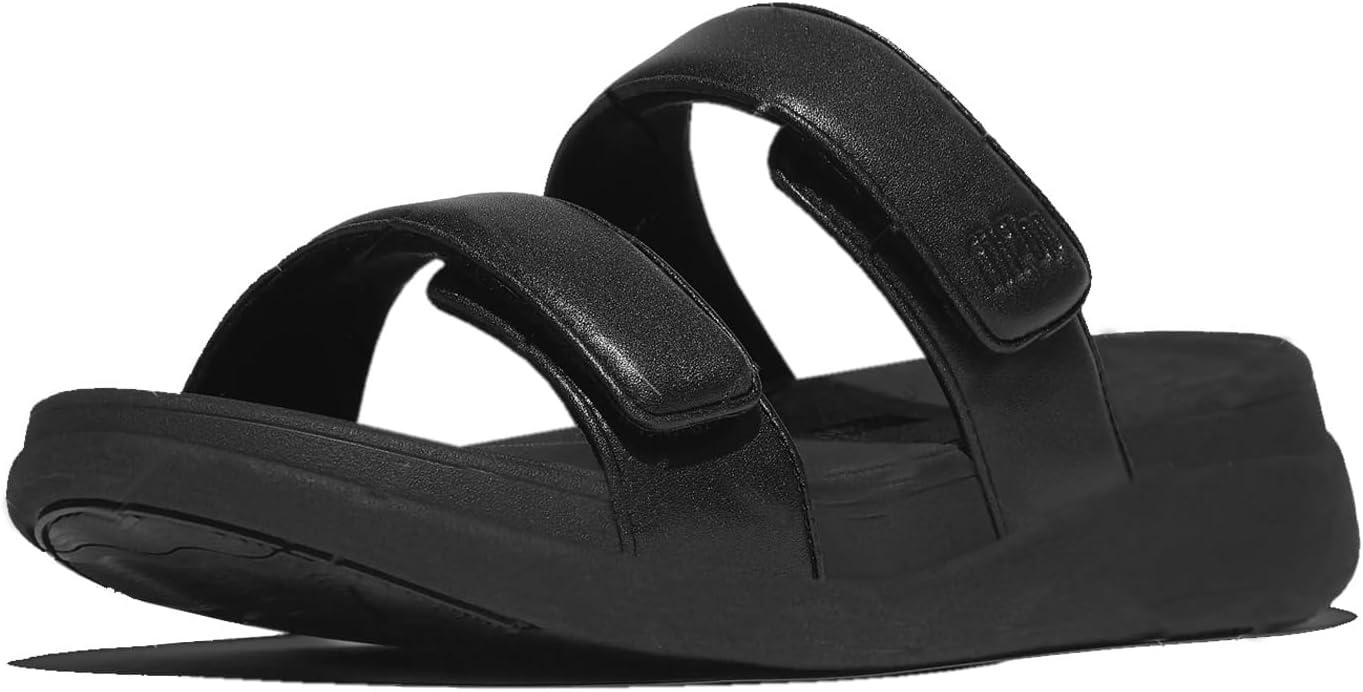 image:imageFitFlop Womens FMODE GO Adjustable TwoBar Slide SandalBlack