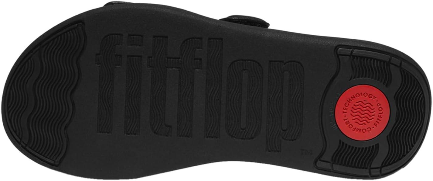 image:imageFitFlop Womens FMODE GO Adjustable TwoBar Slide SandalBlack