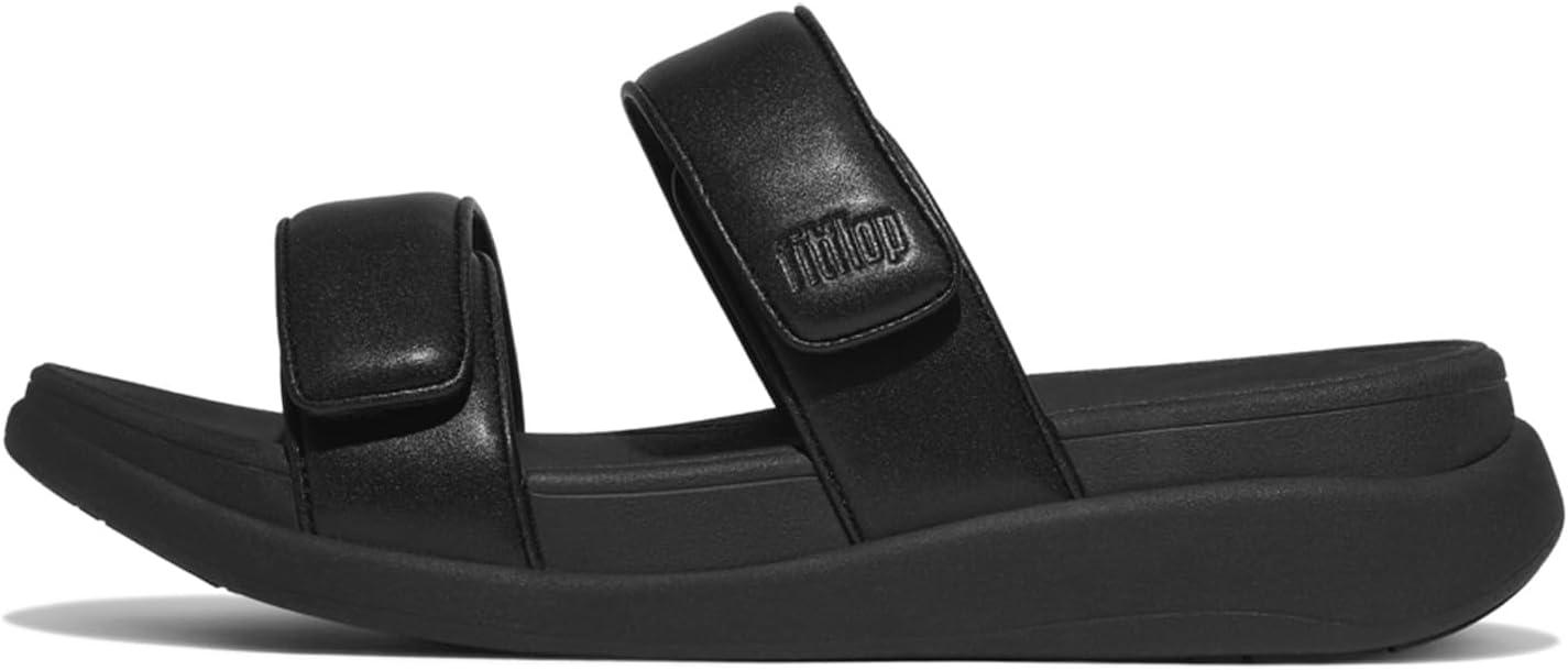 image:imageFitFlop Womens FMODE GO Adjustable TwoBar Slide SandalBlack