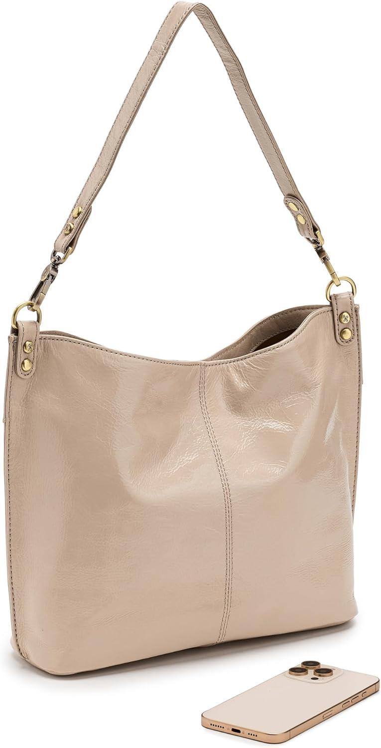 image:imageHOBO Womens Pier Shoulder BagStone Gloss
