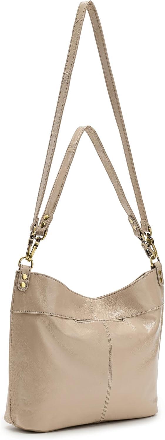 image:imageHOBO Womens Pier Shoulder BagStone Gloss