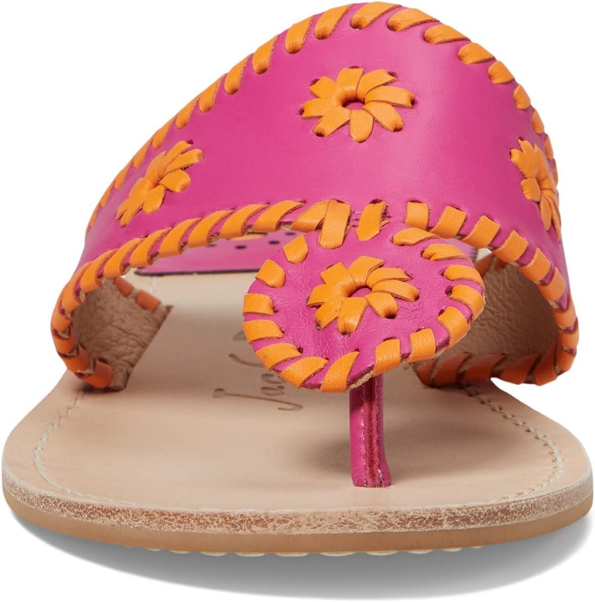 image:imageJack Rogers womens Jacks Flat SandalMagentaOrange Peel Nappa