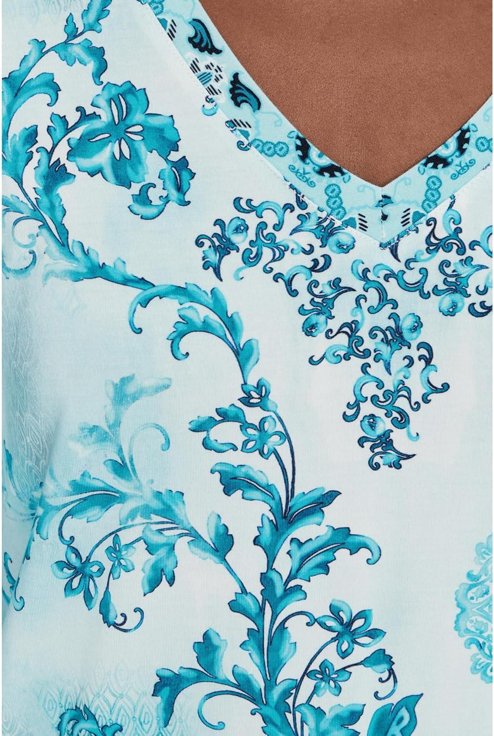 image:imageJohnny was Womens The Janie Favorite 34 Sleeve VNeck Tee VittoriVittoria Scarf