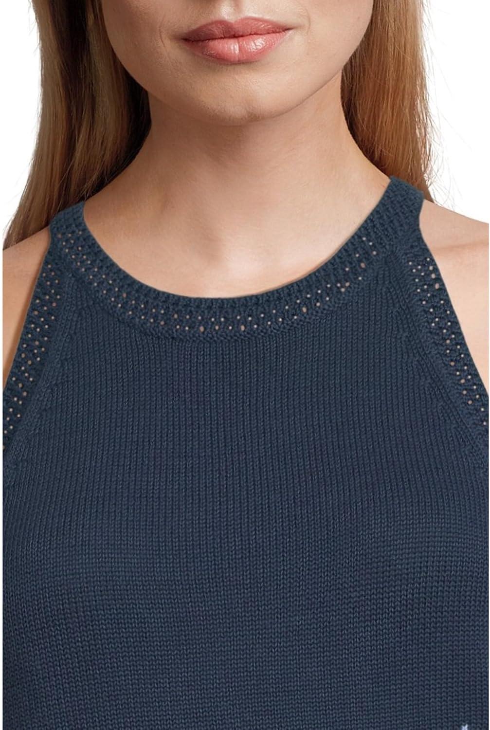 image:imageLilly Pulitzer Womens Emra Sweater TankLow Tide Navy Apres Sail Jacquard