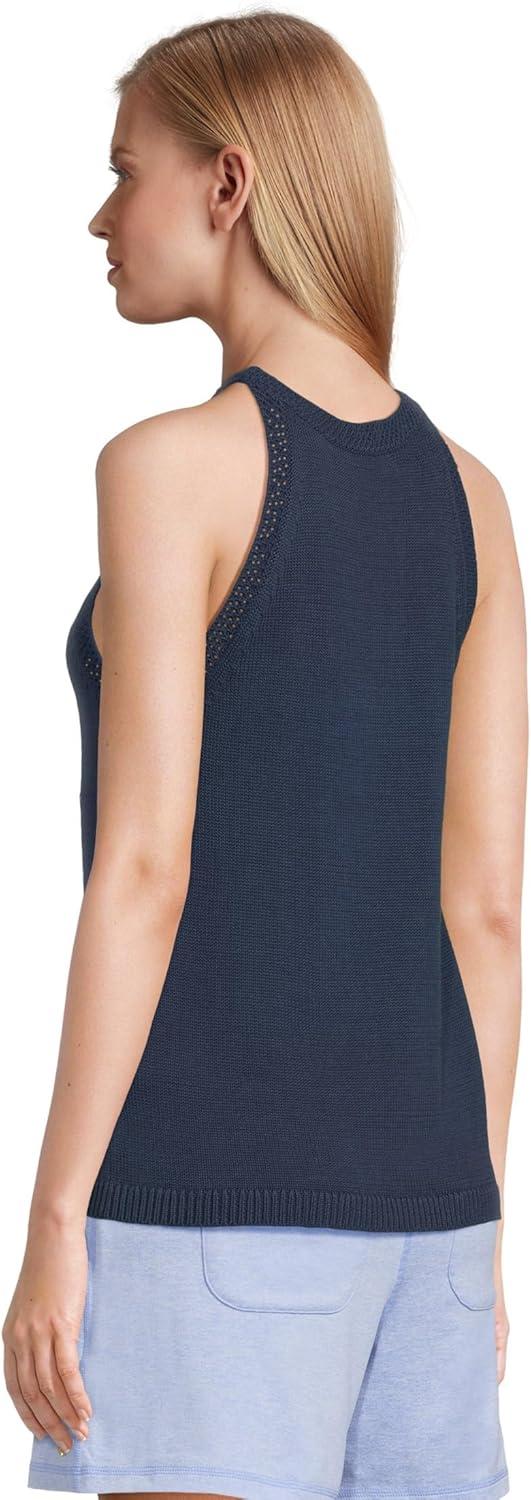 image:imageLilly Pulitzer Womens Emra Sweater TankLow Tide Navy Apres Sail Jacquard
