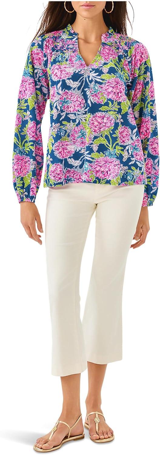 image:imageLilly Pulitzer Womens Lourdes Long Sleeve TopMulti Dahlia Licious