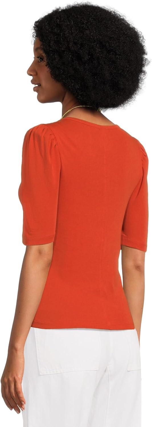 image:imageMadewell Womens Scoop Neck Puff TeeRustic Flame