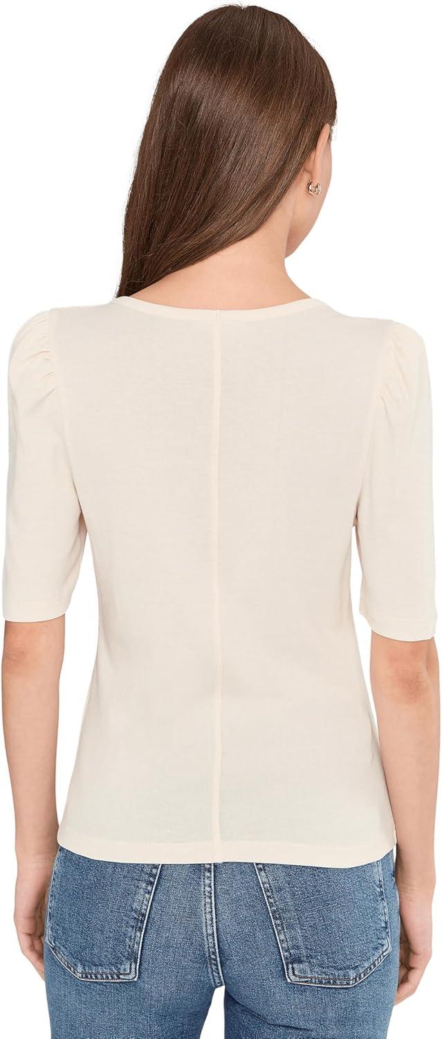 image:imageMadewell Womens Scoop Neck Puff TeeVintage Ivory
