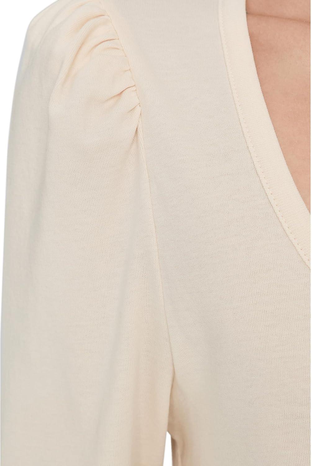 image:imageMadewell Womens Scoop Neck Puff TeeVintage Ivory