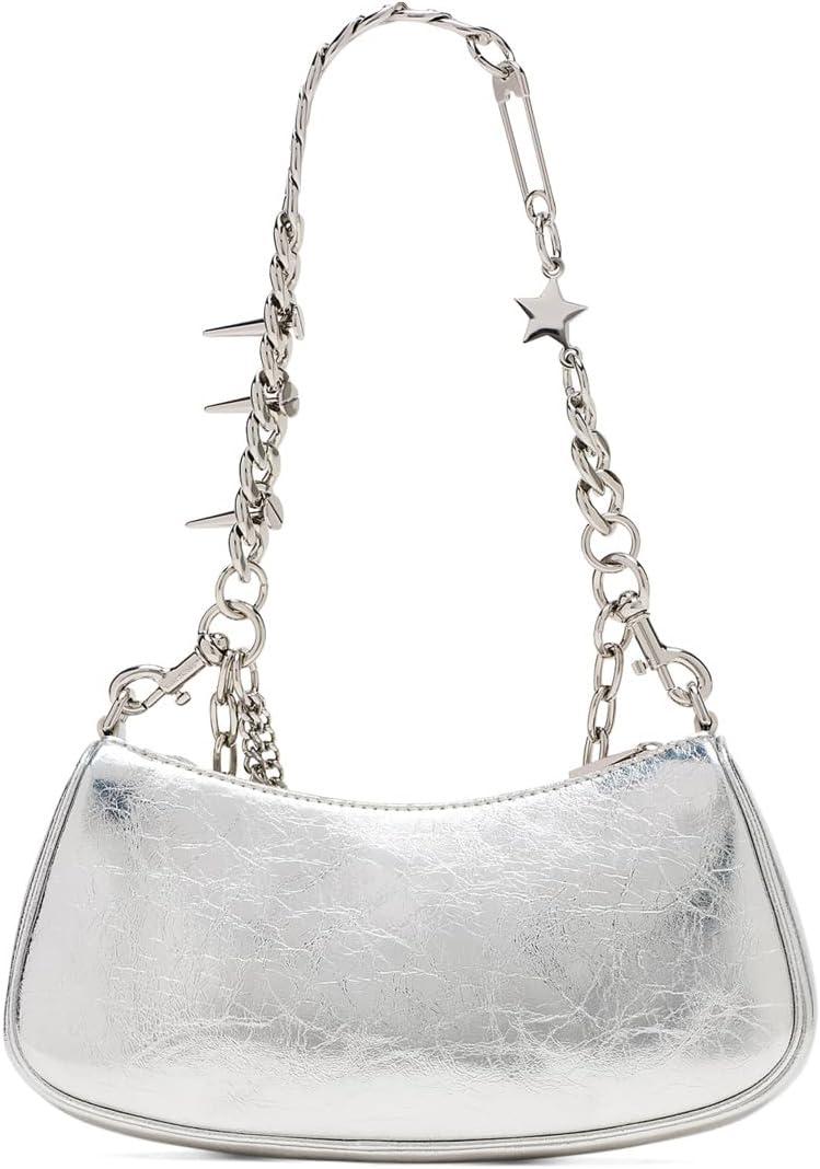image:imageMarc Jacobs The Metallic Charm Shoulder Bag Silver
