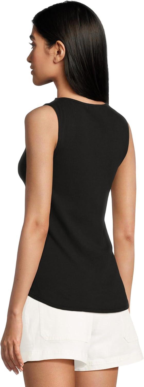 image:imageModODoc Womens Hilo Shirttail Slim TankBlack