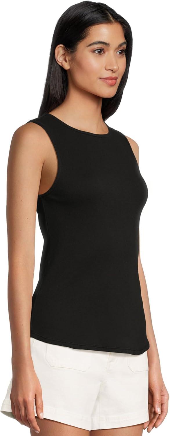 image:imageModODoc Womens Hilo Shirttail Slim TankBlack