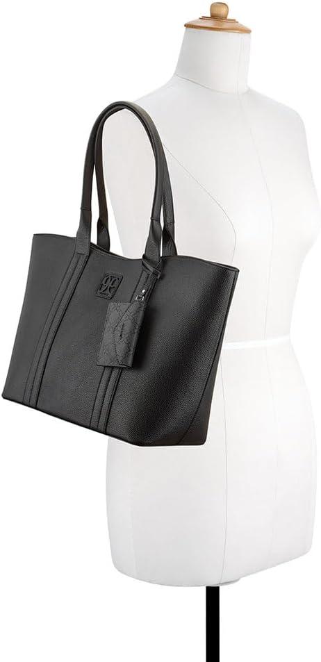image:imageNine West womens Kyndall Trap ToteBlack 1