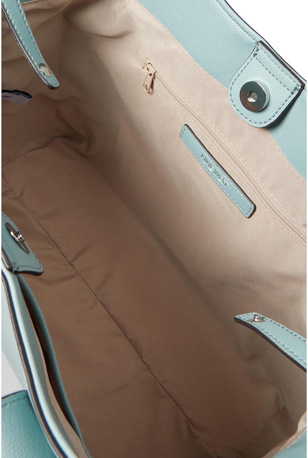 image:imageNine West womens Kyndall Trap TotePale Aqua