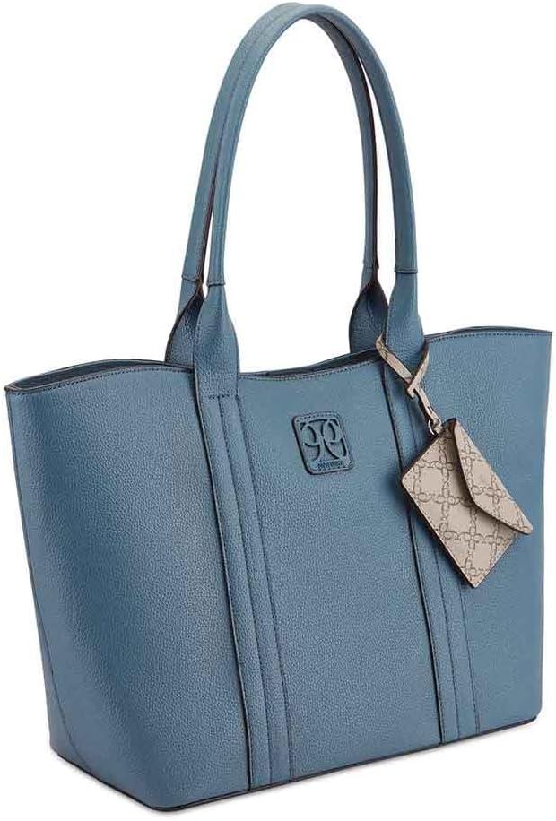 image:imageNine West womens Kyndall Trap ToteSteel Blue