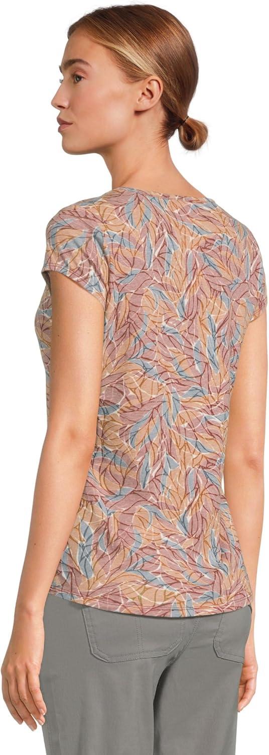 image:imageRoyal Robbins Womens Featherweight TeeWild Rhubarb Presidio Print
