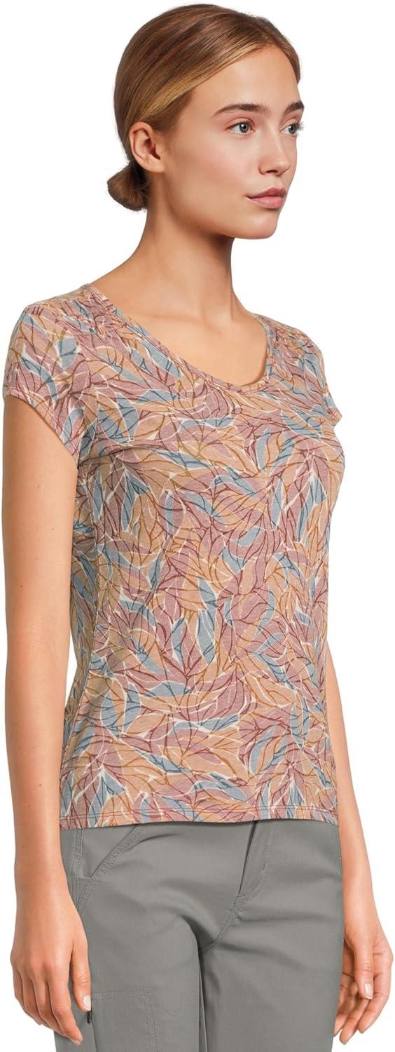 image:imageRoyal Robbins Womens Featherweight TeeWild Rhubarb Presidio Print