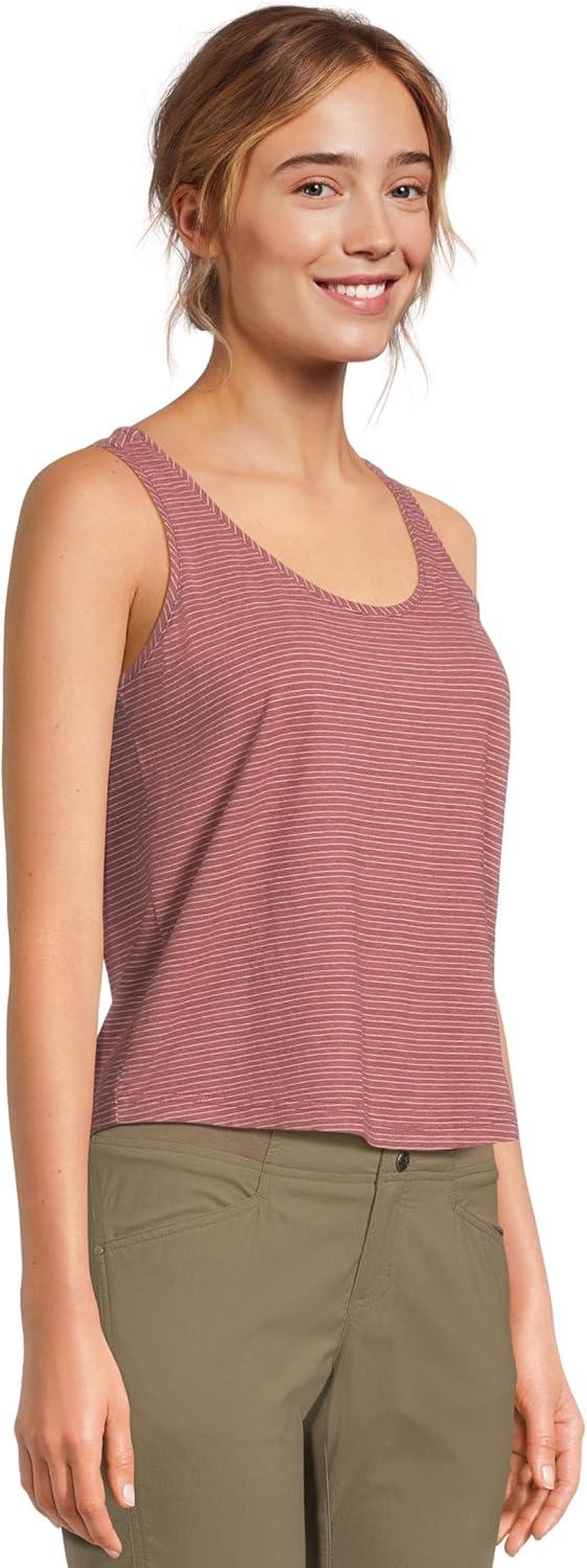 image:imageRoyal Robbins Womens Vacationer Boxy TankWild Rhubarb Stripe