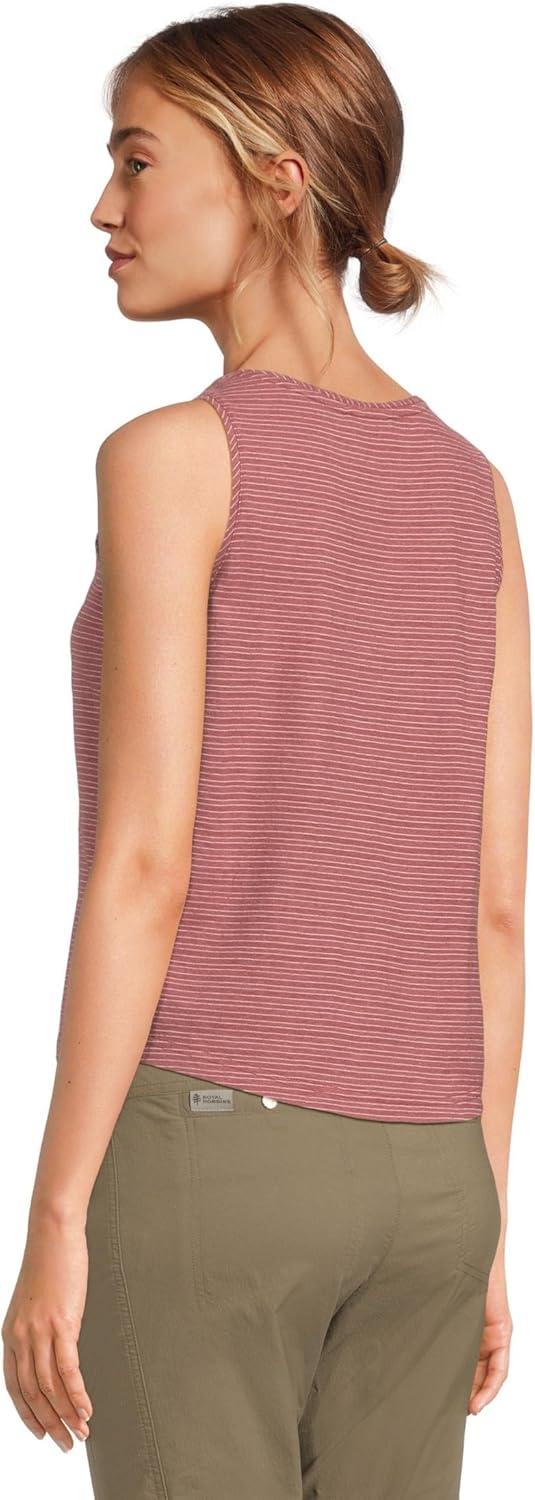 image:imageRoyal Robbins Womens Vacationer Boxy TankWild Rhubarb Stripe