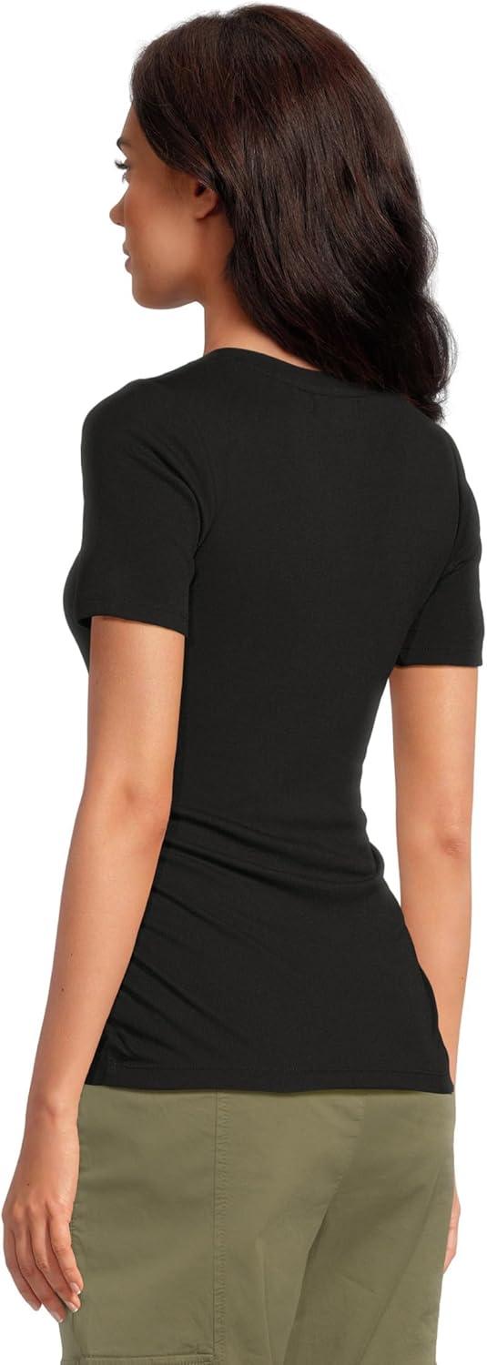 image:imageSanctuary Womens Dressy Twist TeeBlack
