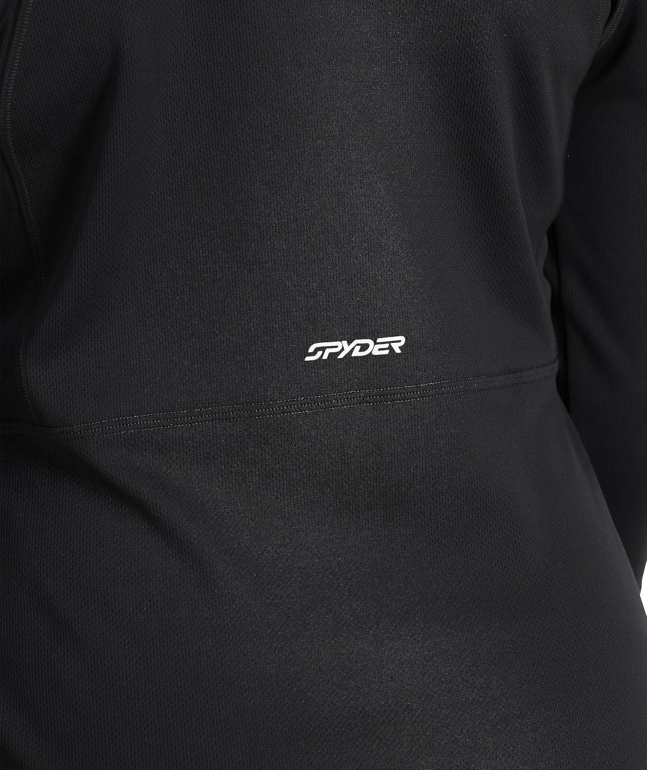 image:imageSpyder Womens Charger Crew Baselayer Thermal Ski TopBlack