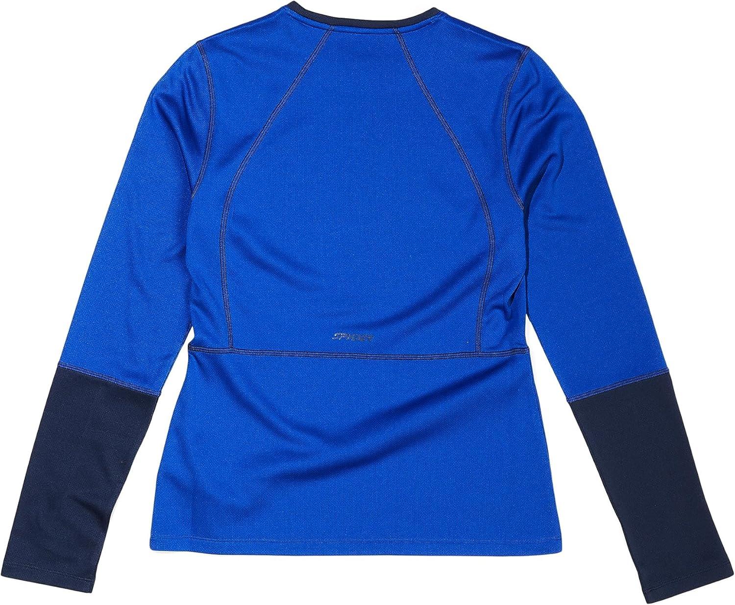 image:imageSpyder Womens Charger Crew Baselayer Thermal Ski TopElectric Blue