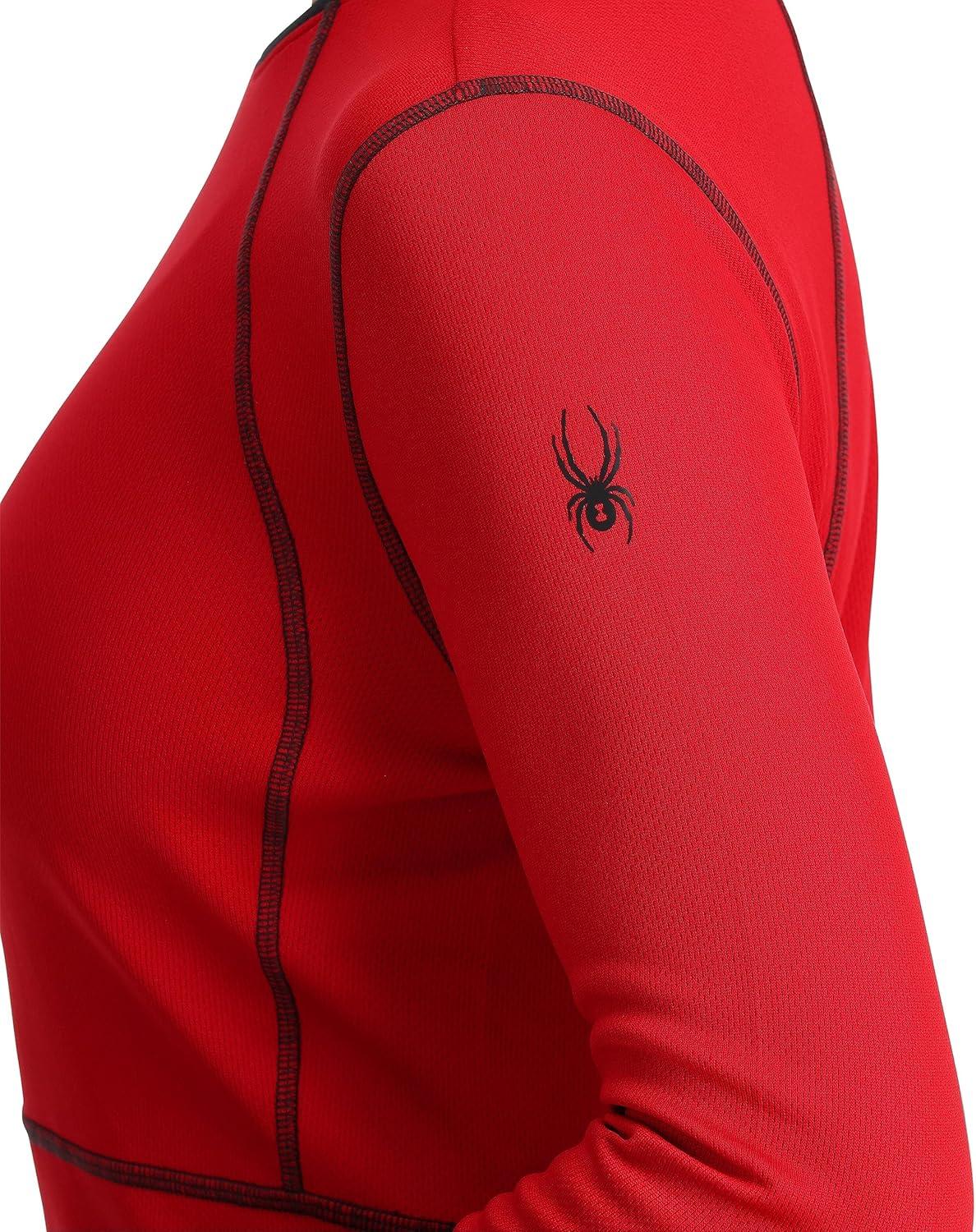 image:imageSpyder Womens Charger Crew Baselayer Thermal Ski TopPulse
