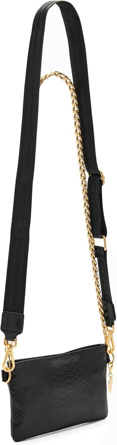 image:imageThink Royln Womens Fame BagBlack Python Leather