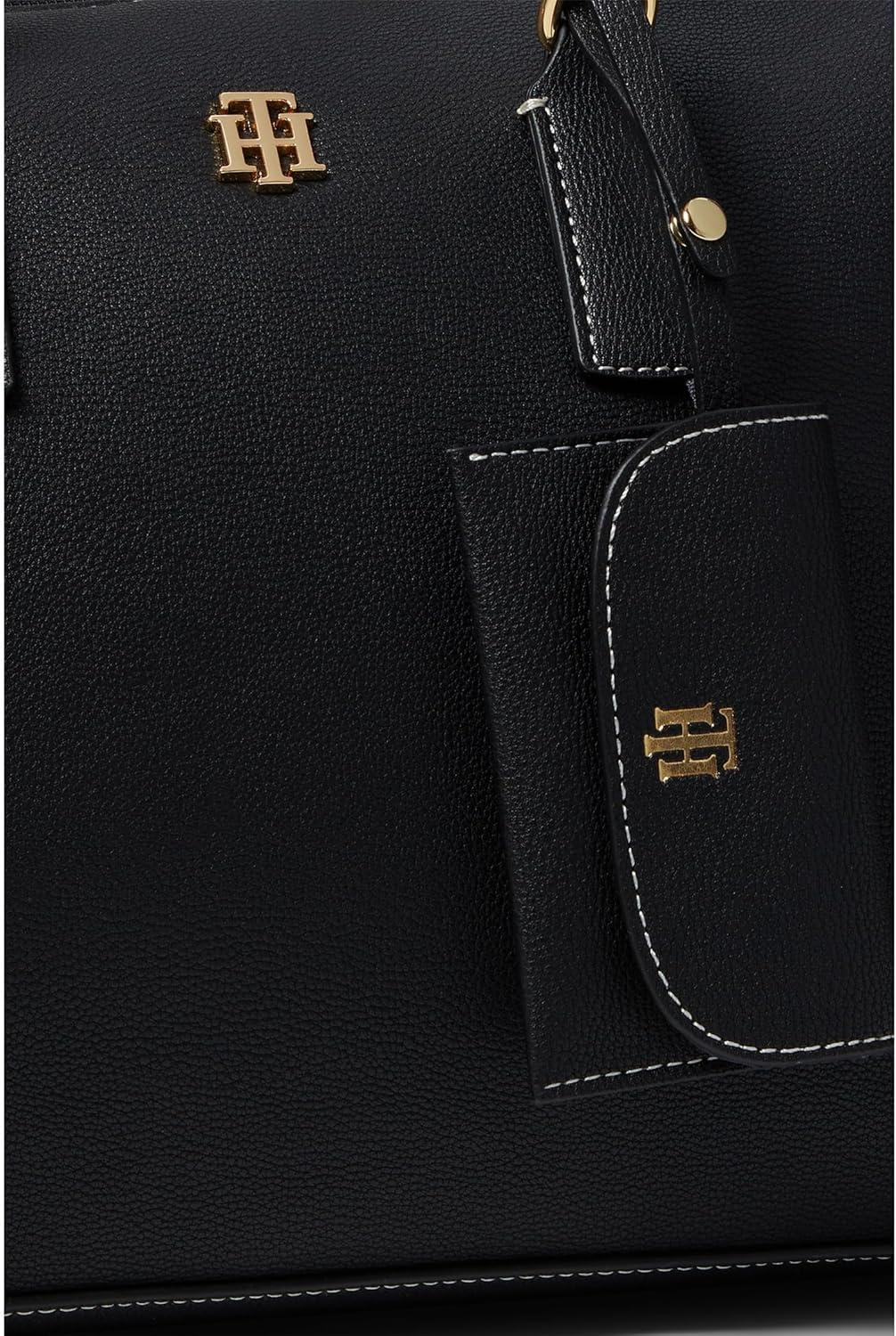 image:imageTommy Hilfiger womens Brielle II Convertible Tz Satchel WHangoffBlack