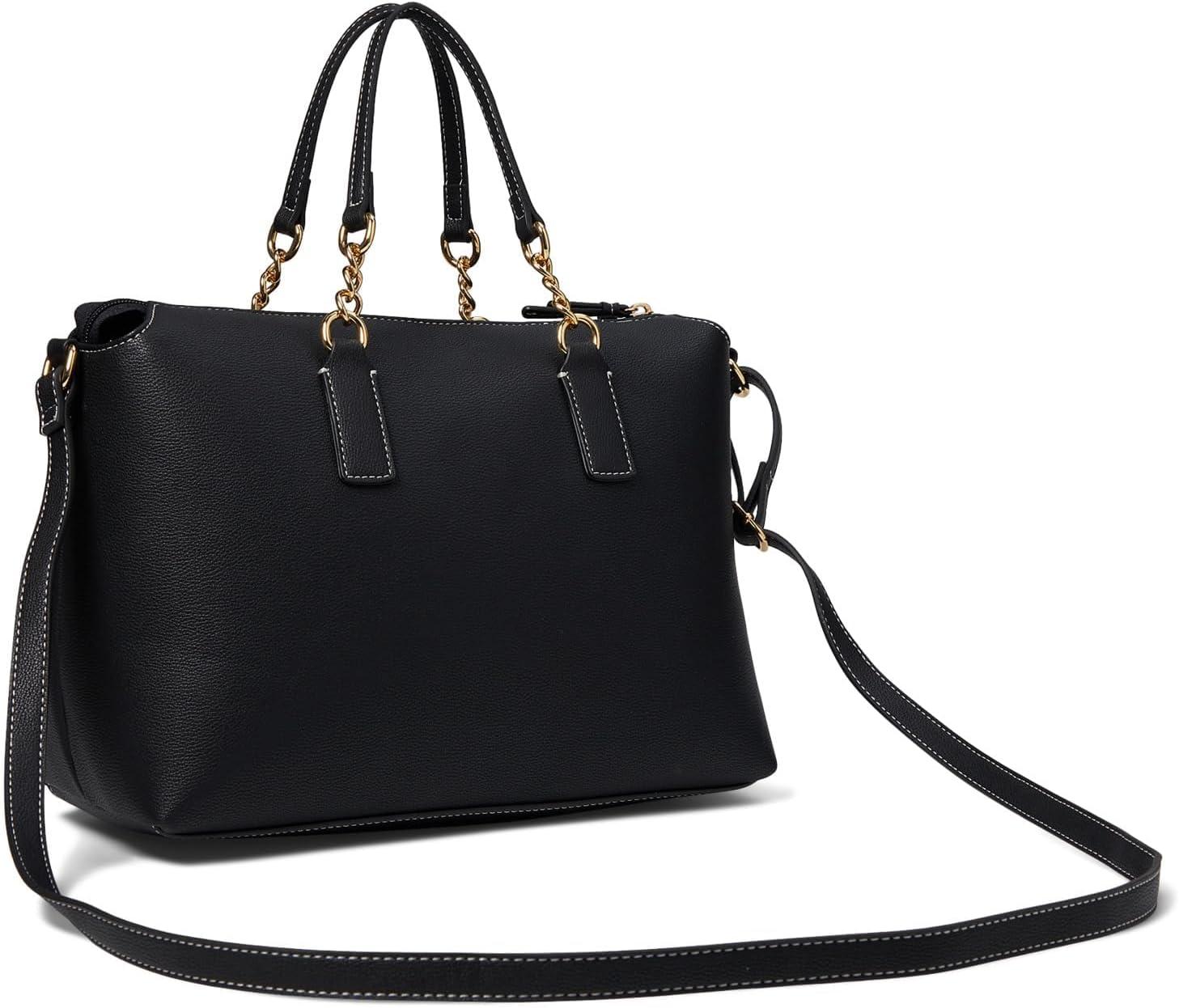 image:imageTommy Hilfiger womens Brielle II Convertible Tz Satchel WHangoffBlack