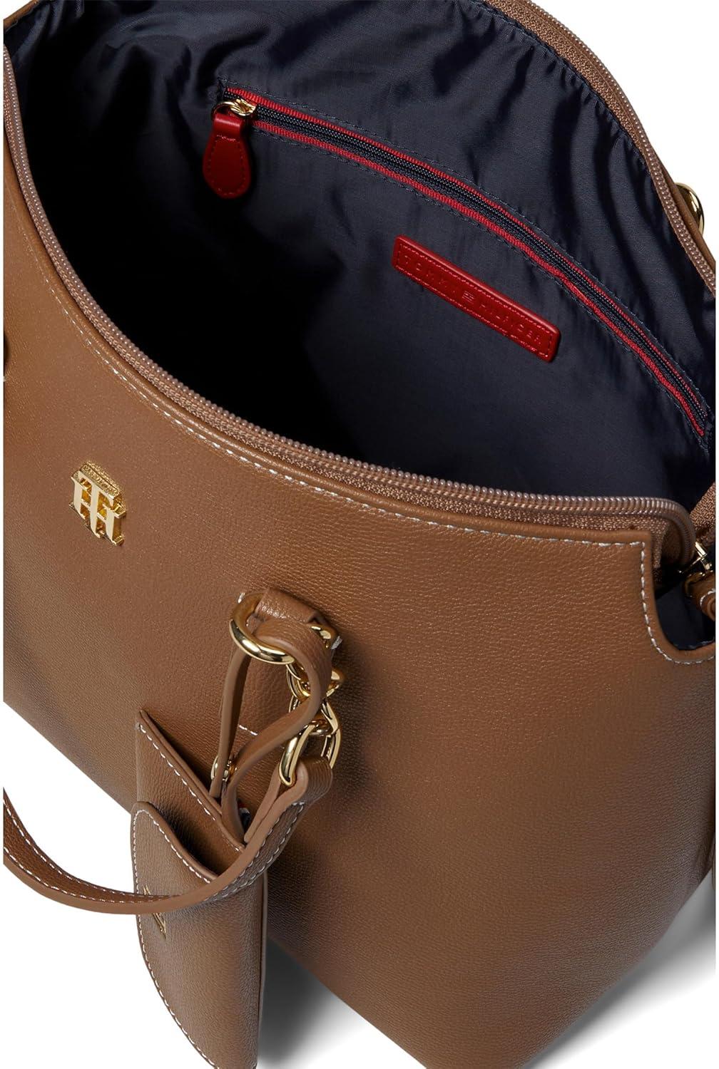 image:imageTommy Hilfiger womens Brielle II Convertible Tz Satchel WHangoffCognac